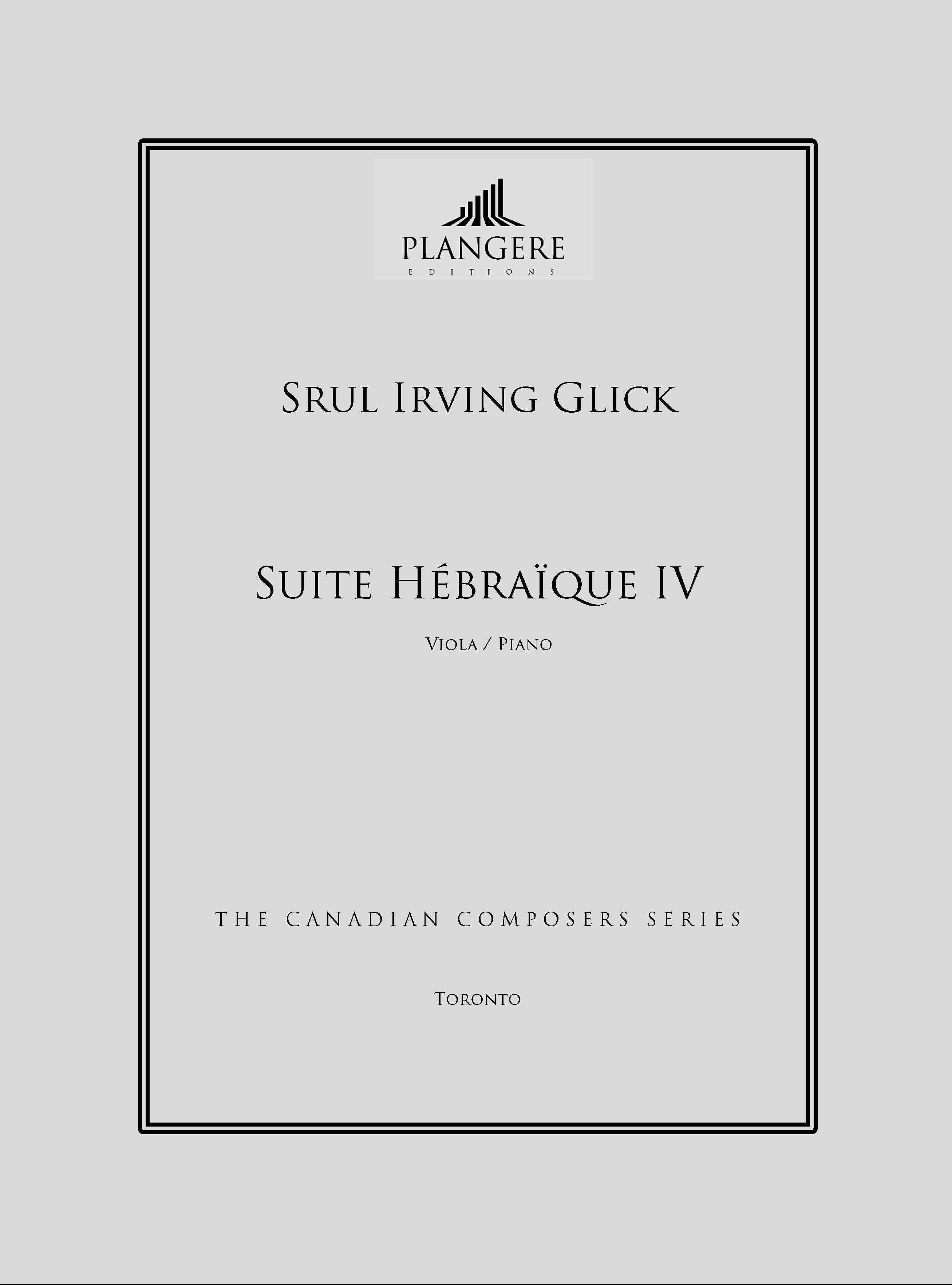 Suite Hébraïque IV for Viola / Piano Suite Hébraïque IV for Viola / Piano